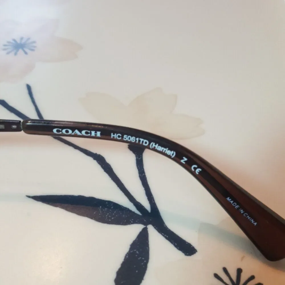 Coach hc5061td harriet titanium  9276 shiny brown Frames ONLY 53-16-140